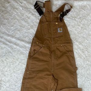 Carhartt Tan Overalls Sz 30 X 34